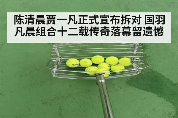 陈清晨贾一凡正式宣布拆对 国羽凡晨组合十二载传奇落幕留遗憾